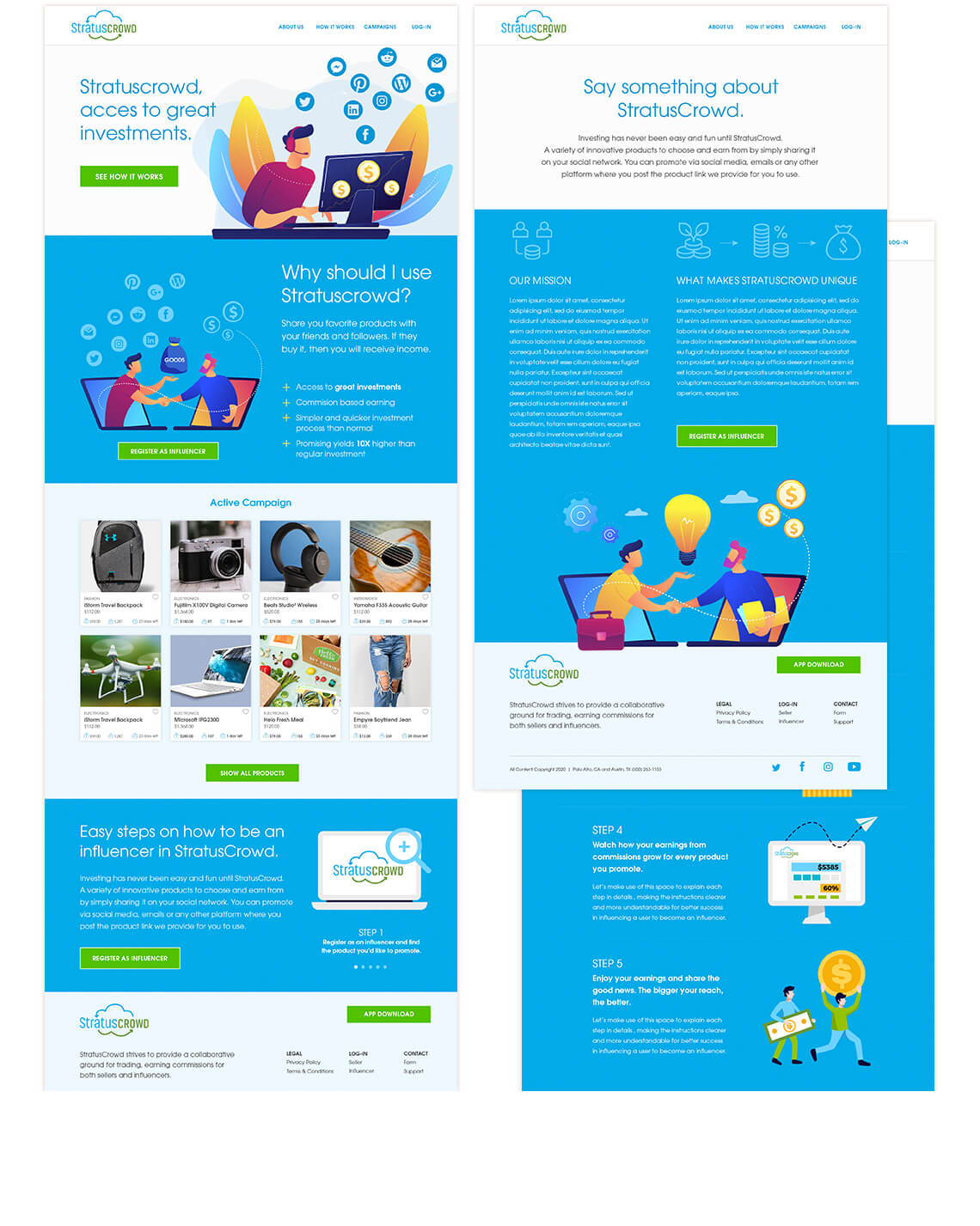 STRATUSCROWD FUNDING WEBSITE